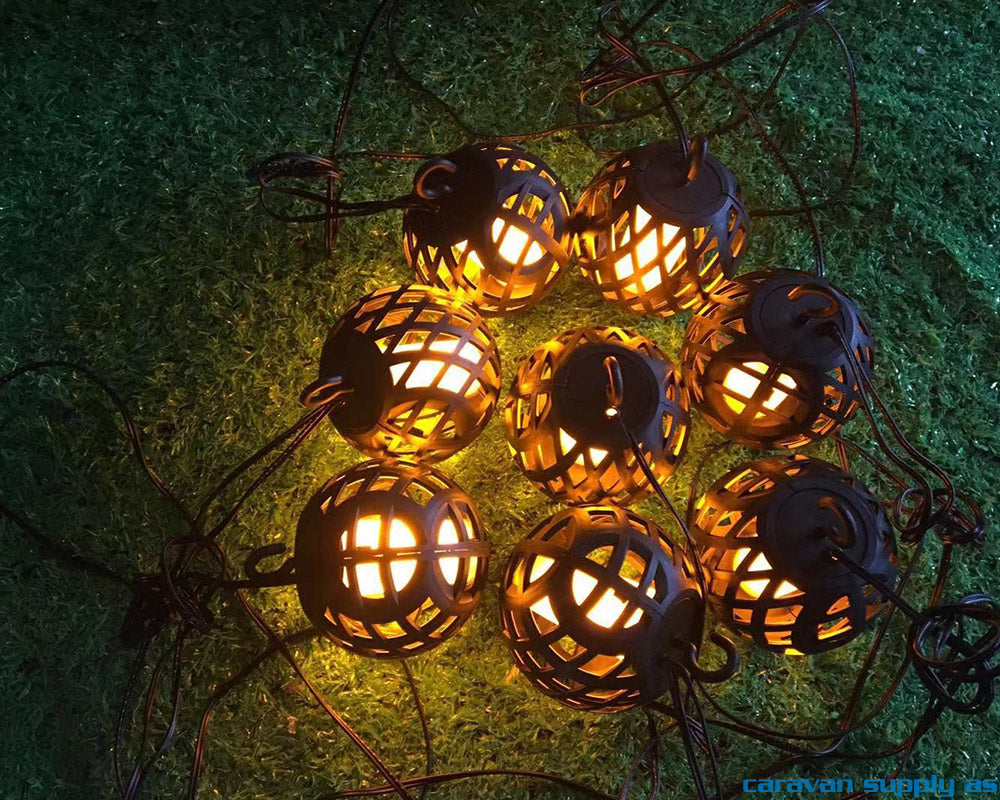 LYSSLYNGE M/FLAMMEKULER LED 230V