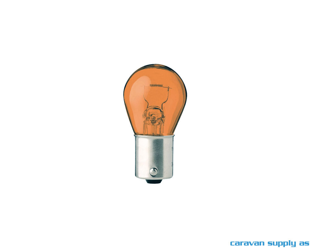 LYSPÆRE BA15S 21W 12V ORANGE