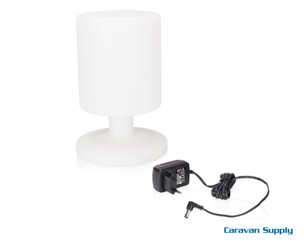 BORDLAMPE LED HVIT M/ FOT
