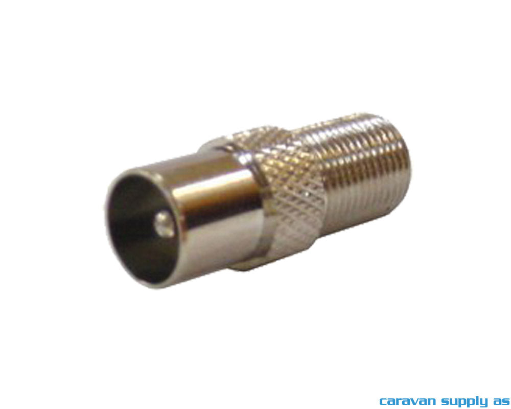 OVERGANG F-CONNECTOR HUNN TIL KOAXPLUGG HANN