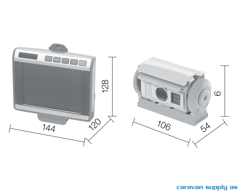 RYGGEKAMERASYSTEM DOMETIC PERFECTVIEW RVS 580 5" C
