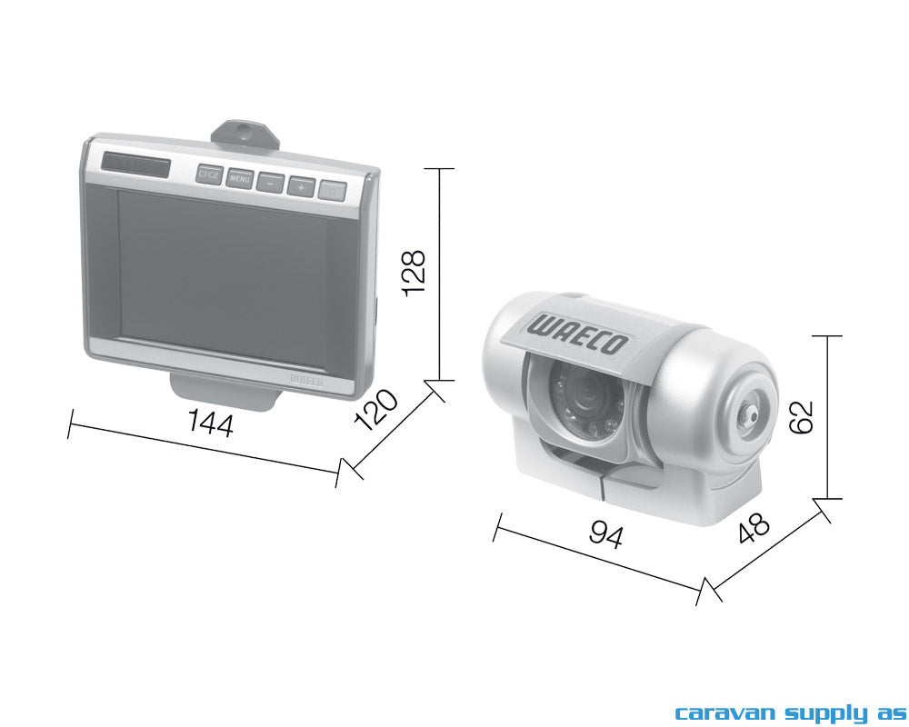 RYGGEKAMERASYSTEM DOMETIC PERFECTVIEW RVS 545W 5"