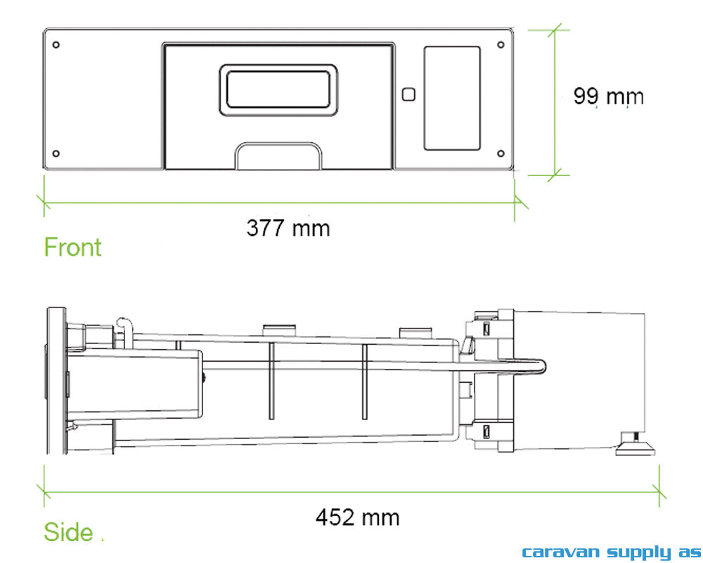 SOKKELSTØVSUGER M/SLANGESETT INKL. MUNNSTYKKER SØL