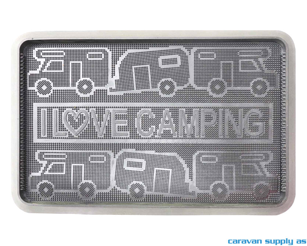DØRMATTE ARISOL TRAYMAT 40X60X3CM GRÅ GUMMI