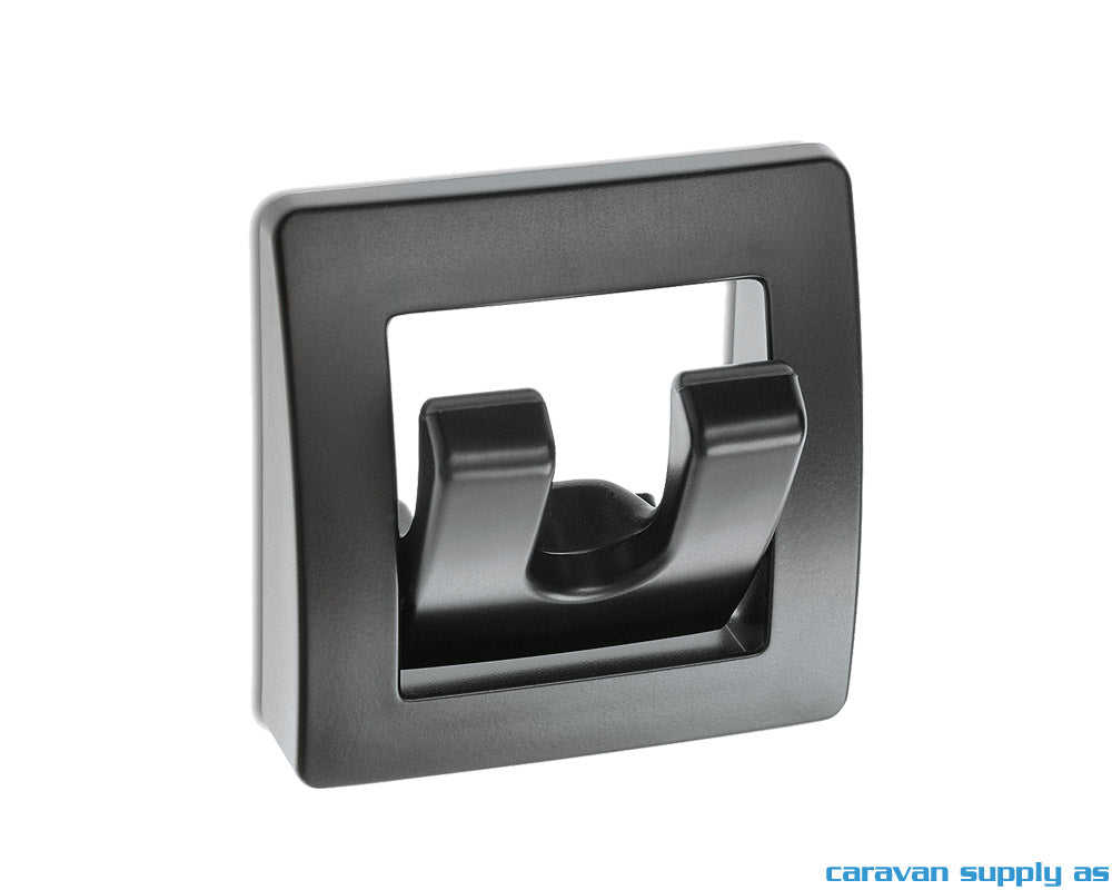 GARDEROBEKNAGG M/2 KROKER SAMMENLEGGBAR SVART