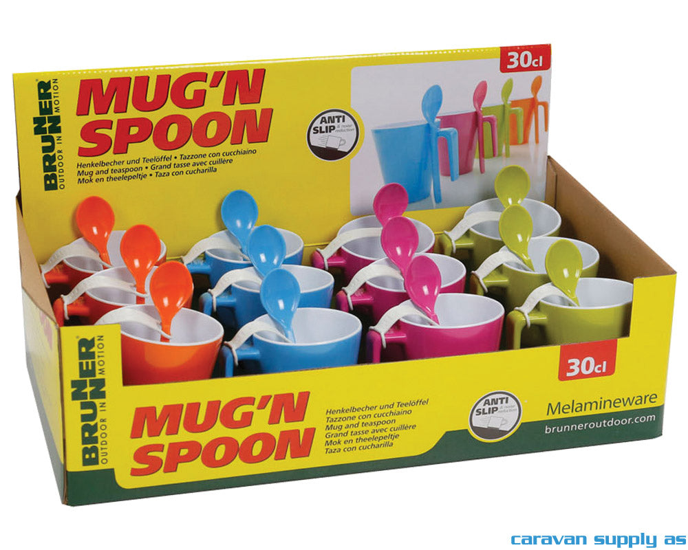 KRUS M/TESKJE BRUNNER FARGERIK DISPLAY 3X4FARGER