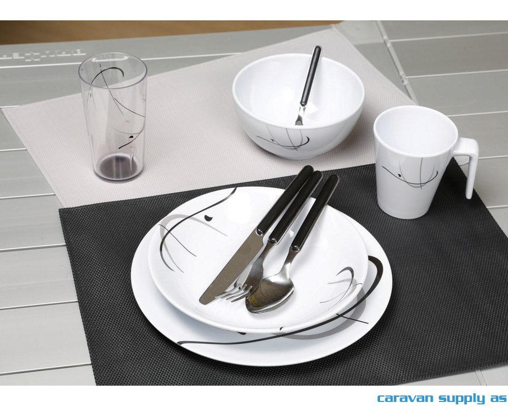 BORDBRIKKE BRUNNER DELICIA 30X45CM SVART