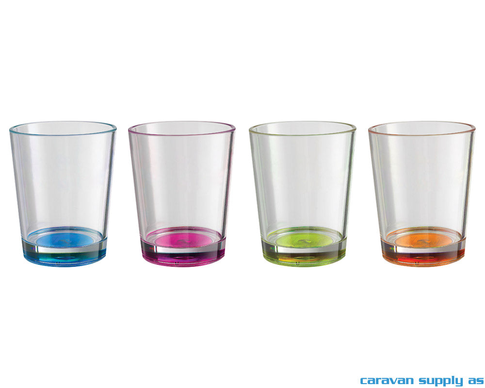GLASS BRUNNER MULTIGLASS M/FARGET BUNN 30CL 4STK