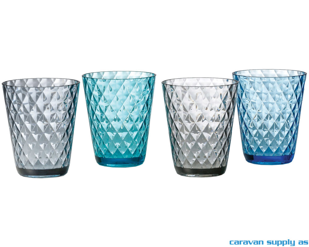 GLASS BRUNNER DIAMOND 30CL 4STK