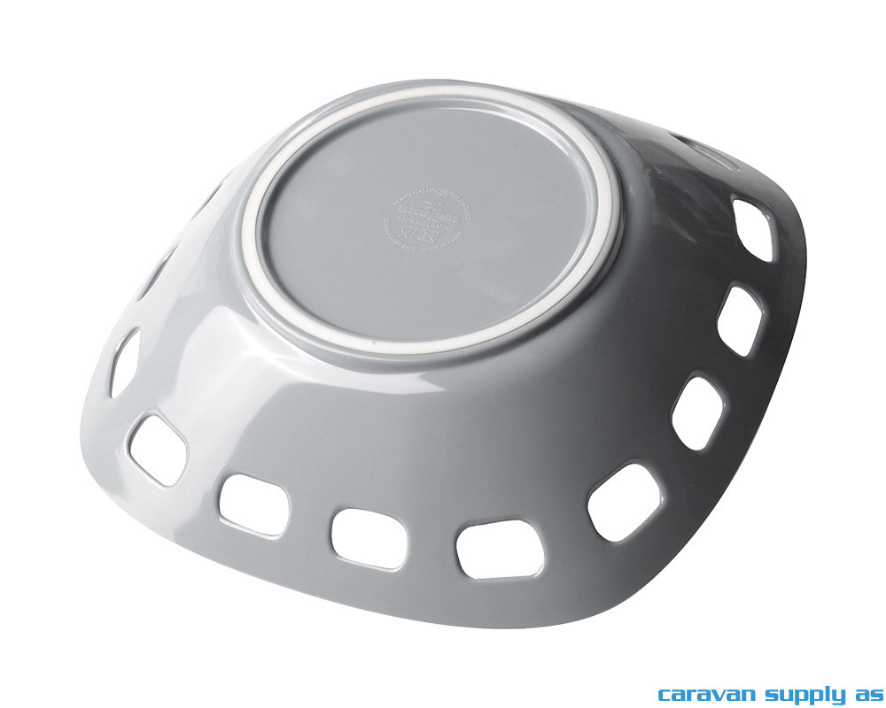 BRØDKURV BRUNNER 24X24CM GRÅ/HVIT