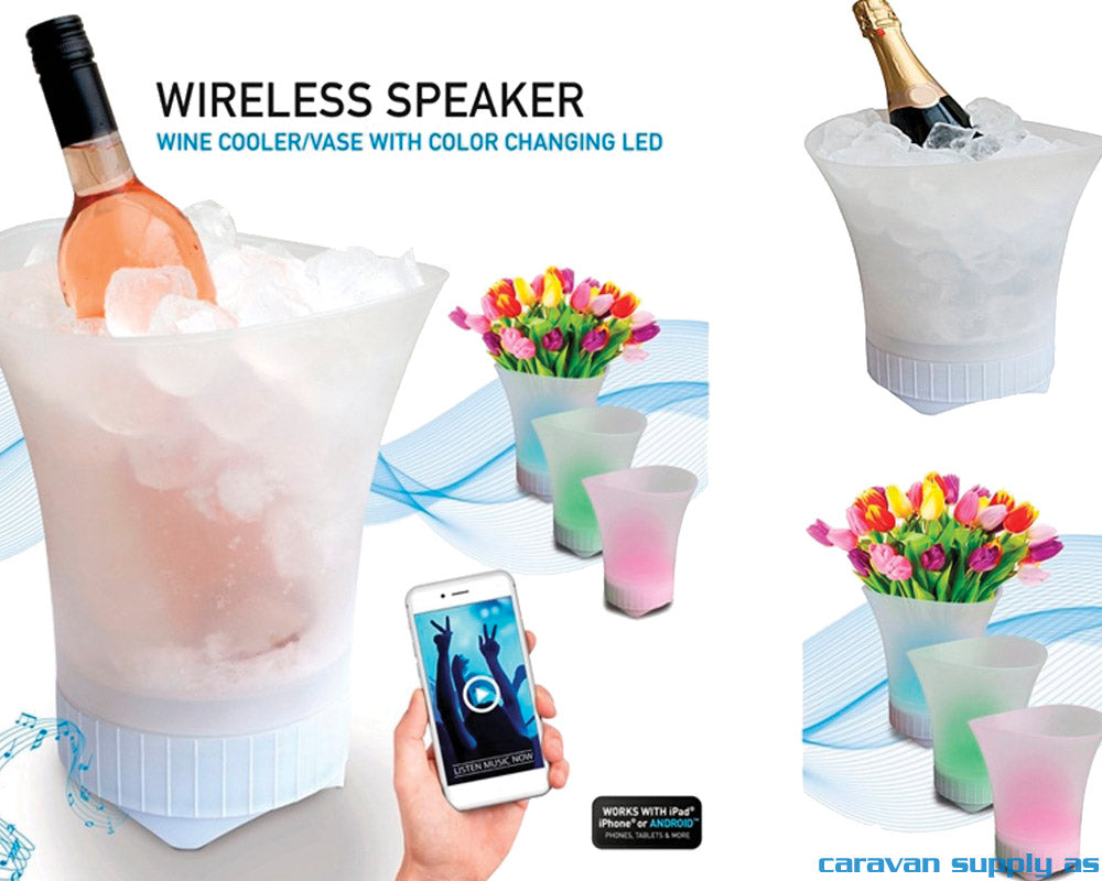 VINKJØLER M/BLÅTANN OG LEDLYS