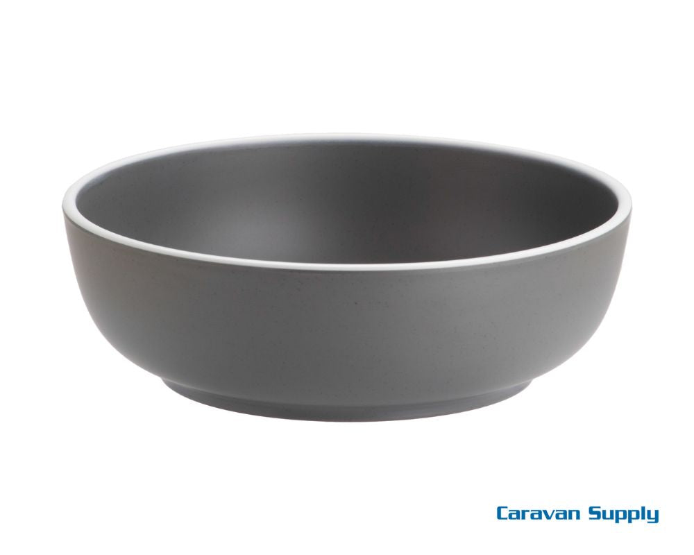 SALAT BOLLE BRUNNER DOLOMIT MØRK GRÅ Ø25 CM