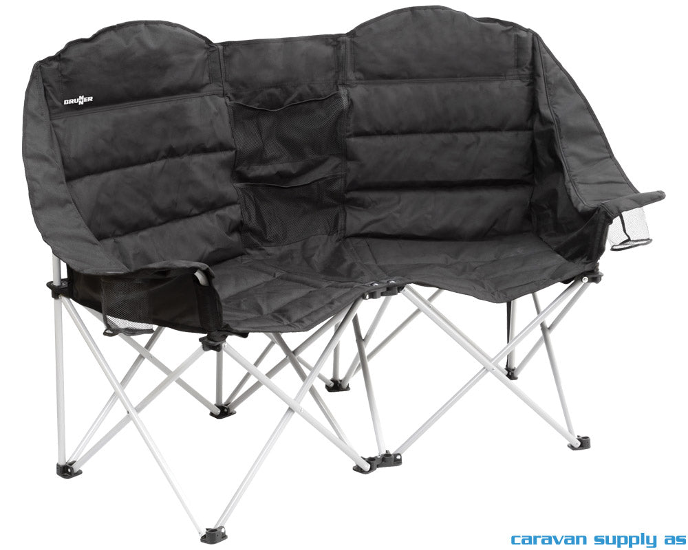 CAMPINGSTOL BRUNNER ACTION SOFA RENDEZ-VOUS SVART