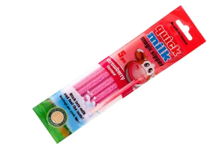 Quick Milk Jordbær 5 pk vekt 30g