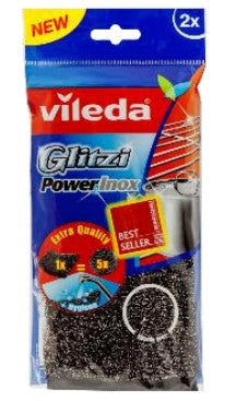Vileda Glitzi 2pk Stålskrubb vekt 33g