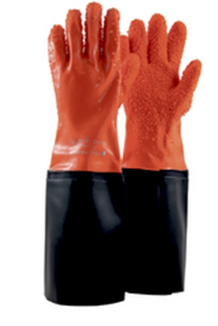 FISKEHANSKE 45 CM. ORANGE