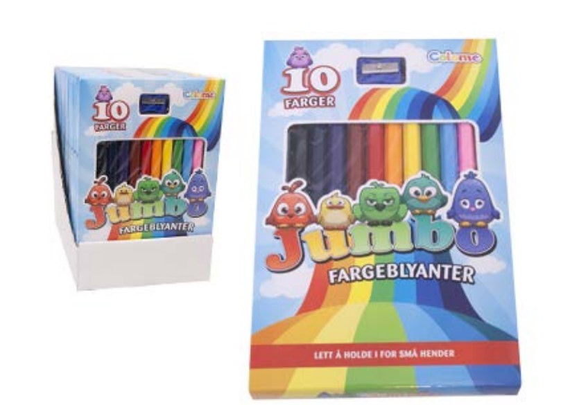 FARGEBLYANTER JUMBO 10 PK