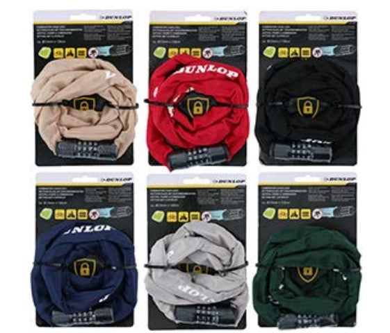 SYKKELLÅS KOMBINASJON 15MM X 120 CM