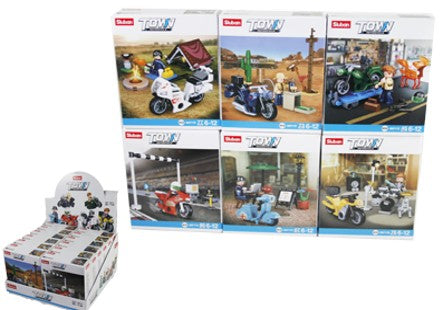 BYGGEKLOSSER MOTORSYKKEL 6-12 ÅR