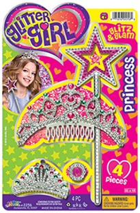 PYNTESETT PRINSESSE MED TIARA