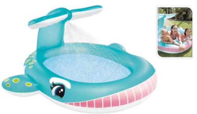 BADEBASSENG HVAL 201 X 196 X 91 CM