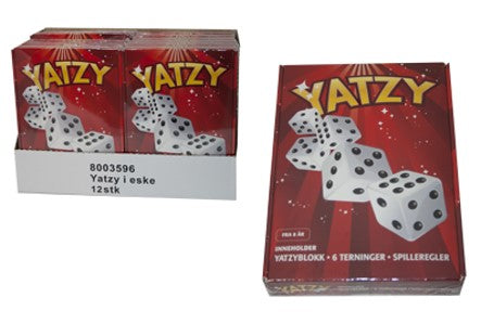 YATZY I ESKE RØD