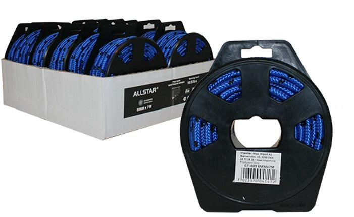 TAU BLÅ 8MM X 7 MTR DISP