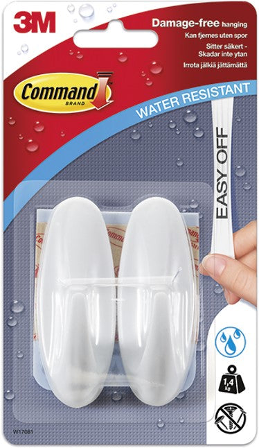 COMMAND KROKER 2 PK HVITE MED LIM