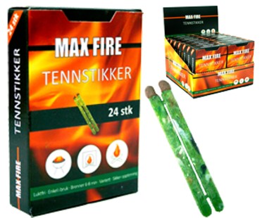 MAX FIRE TENNSTIKKER