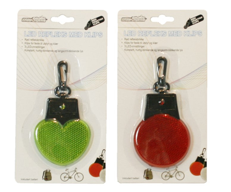 LED REFLEKS MED KLIPS
