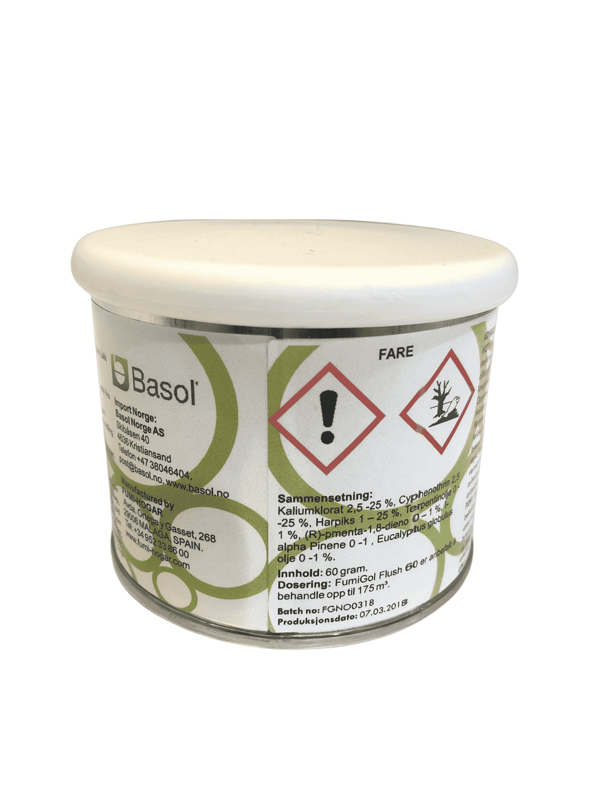 Fumygol Røykebehandlende Innsektsmiddel