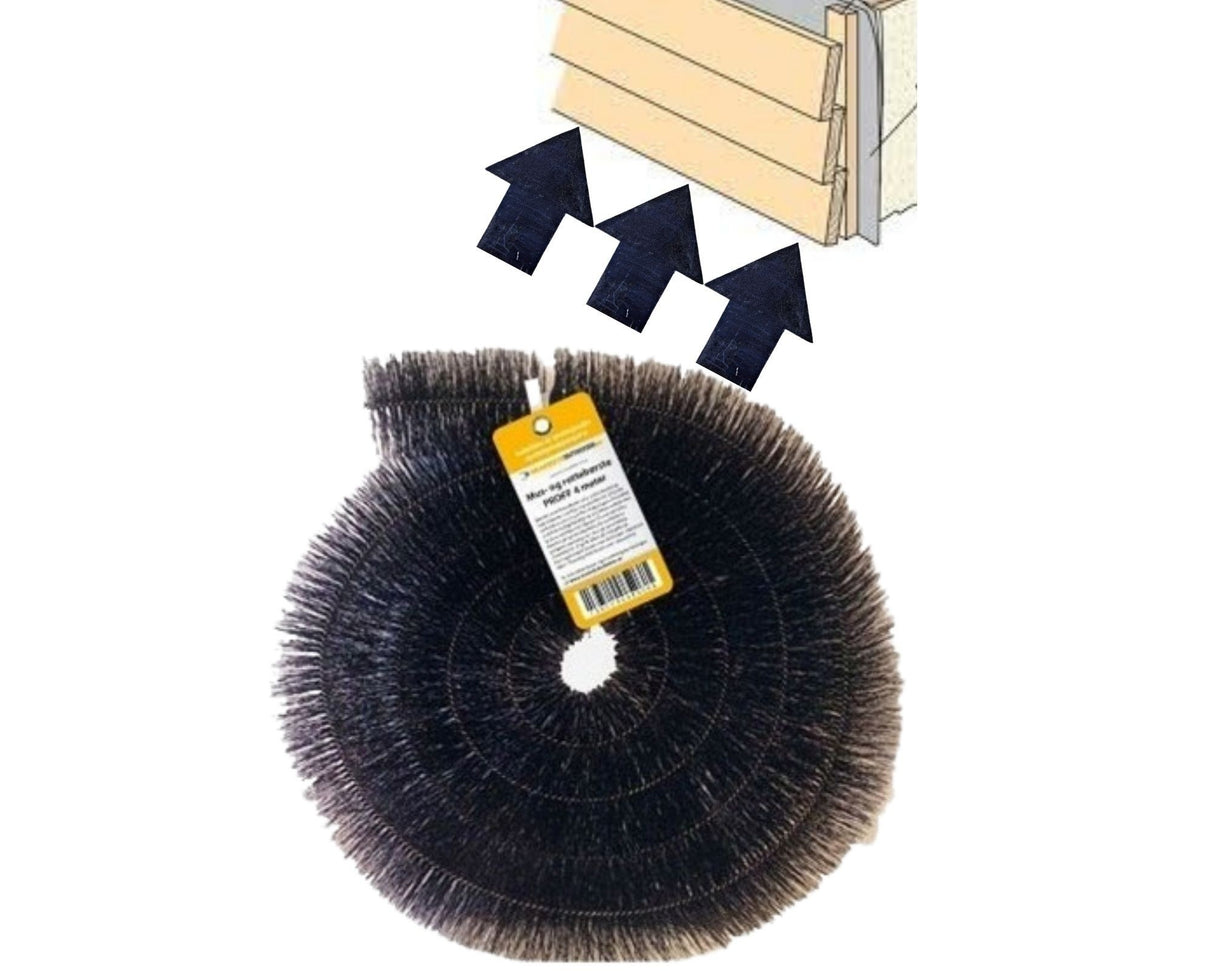 Musebørste Proff 4 Meter x 10cm