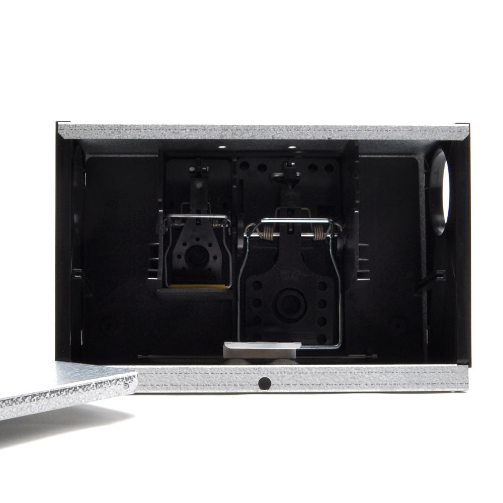 Åtestasjon kombinert med muse og rottefelle