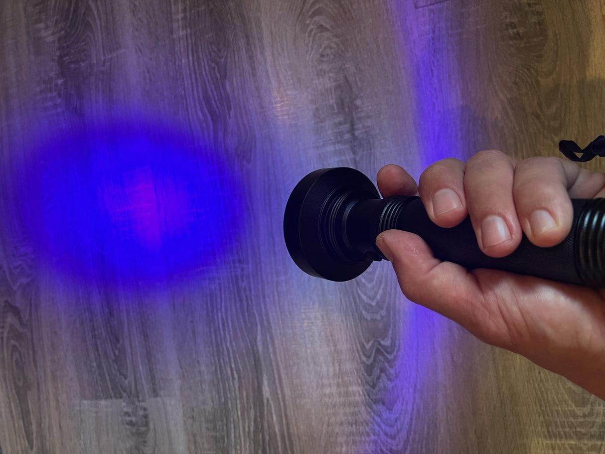 UV Lykt til Sporing av fluoriserende musegift og sporingspulver