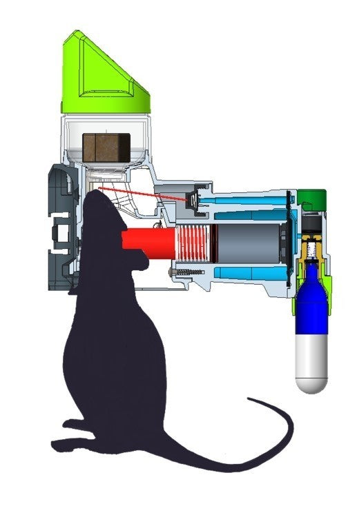 Multikill Gasdrevet automatisk rotte og musefelle