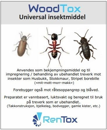 Woodtox Universal Insektsmiddel 1 Liter