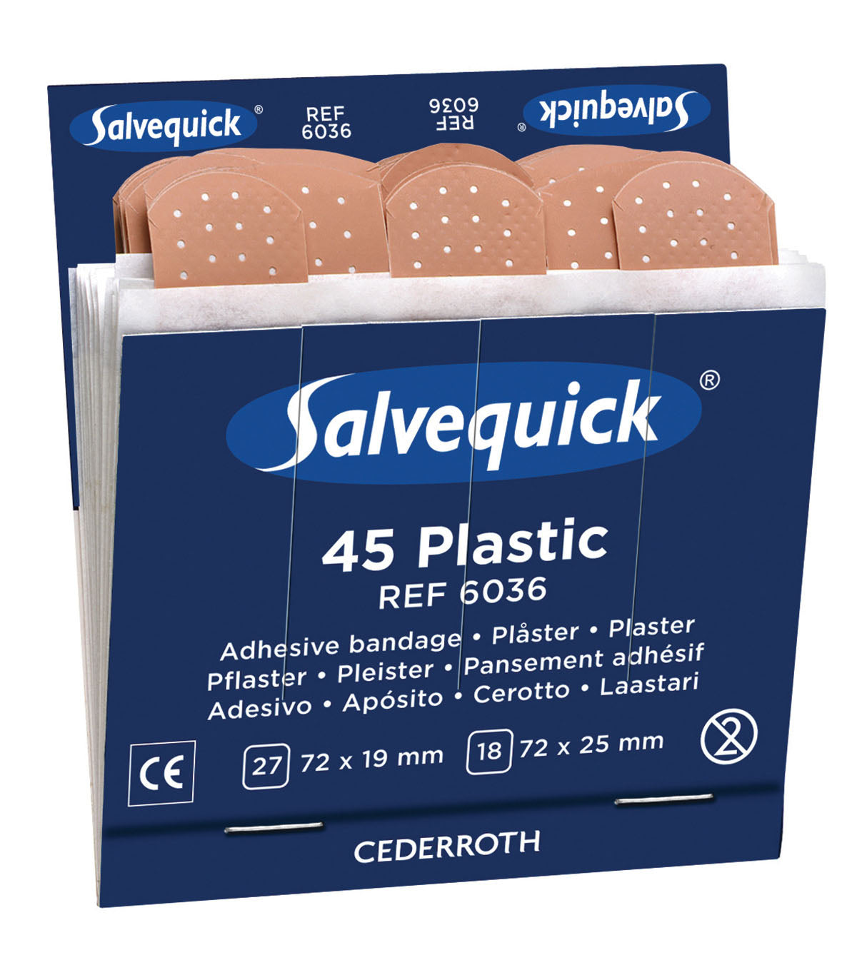 Plaster 6036 6pk a 45 stk
