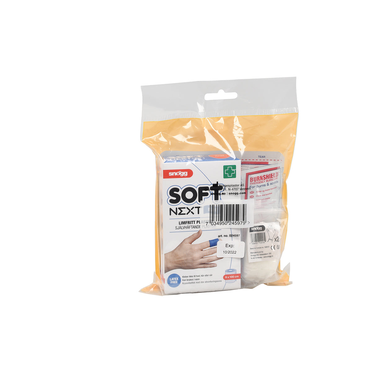 Innholdspose 7. Brannskade Blue