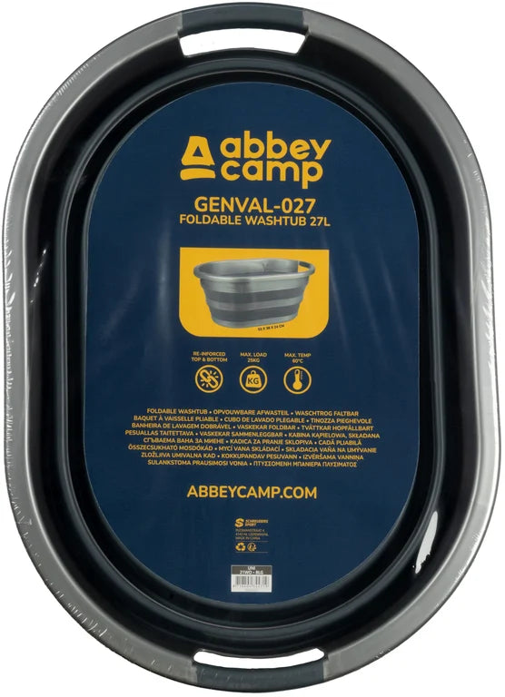 VASKEBALJE SAMMENLEGGBAR 27 LITER