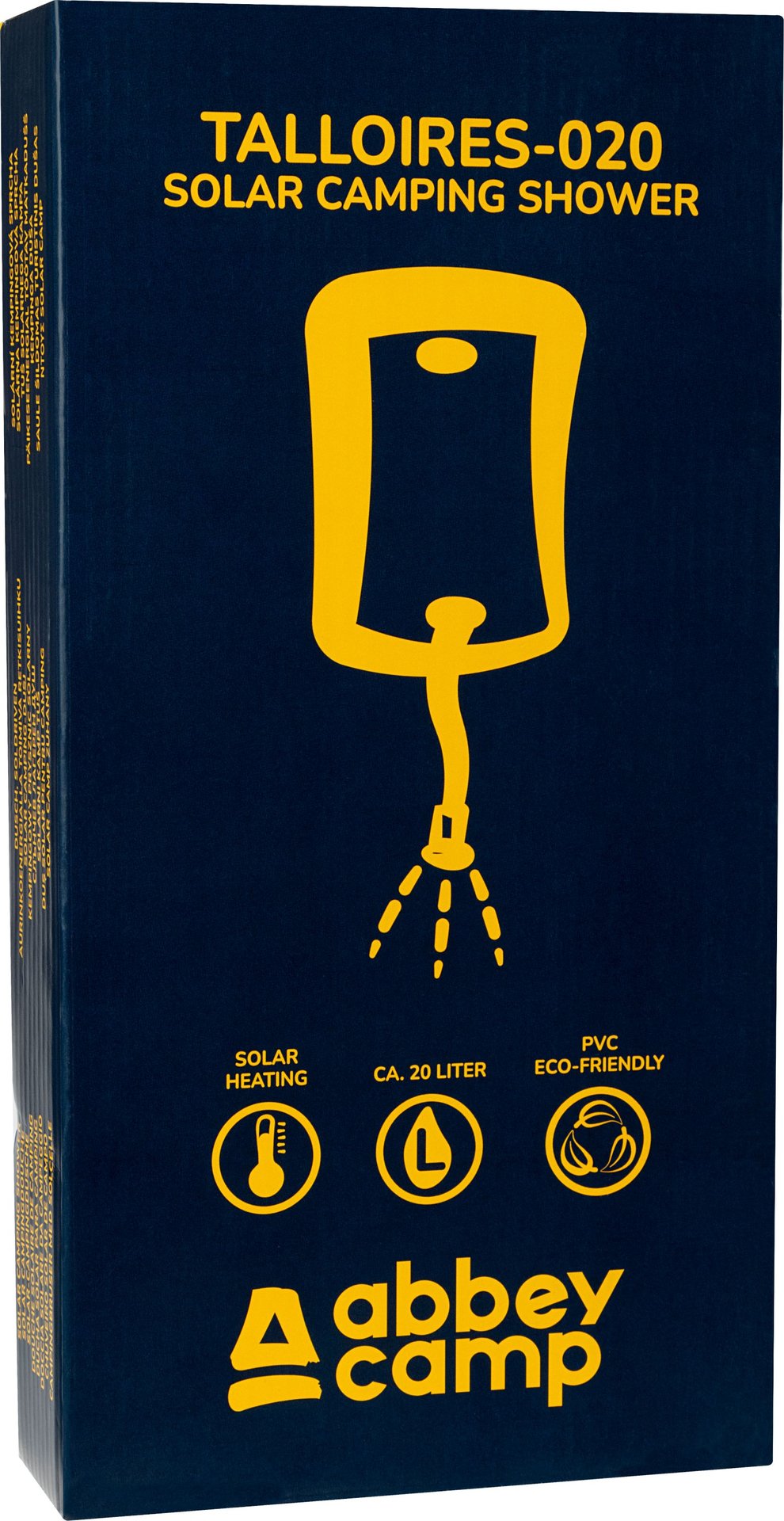 Soloppvarmet campdusj 20 liter Talloires 020