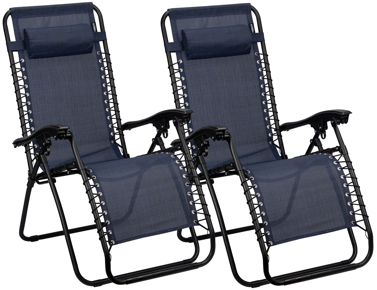 Chaise longue campingstol IV 2-pk