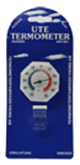 TERMOMETER UTE RUNDT Ø 6,5 CM