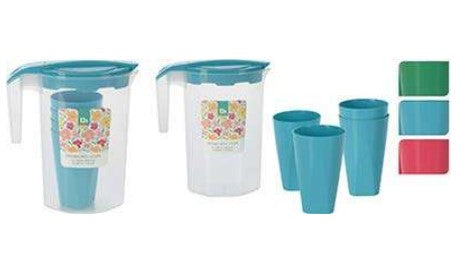 MUGGE 1,75 L + 4 KOPPER  PLAST