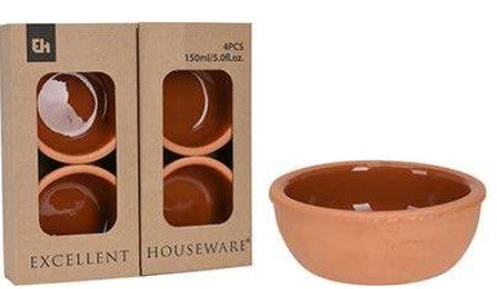 TAPAS SETT 4 PK TERRACOTTA 150 ML