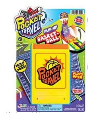 BASKETBALL LOMMESPILL 6 X 9 CM