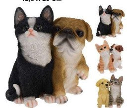 HUND OG KATT POLYSTONE 3ASS