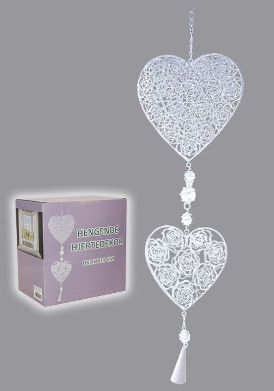 HENGENDE HJERTEDEKOR