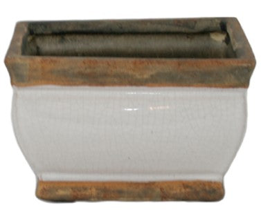 BLOMSTERPOTTE GLASERT 4KANT