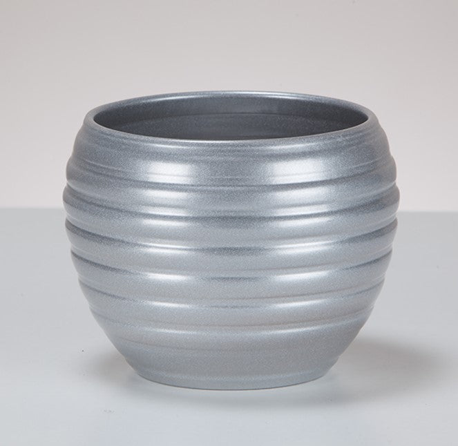 BLOMSTERPOTTE SØLV Ø 18 CM