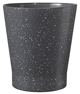 ORKIDEPOTTE Ø 13 CM SORT M/HVITE PRIKKER